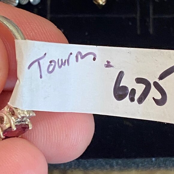 Ring Size 6.75 Sterling Silver 925 Women Semi-Precious Stone - Picture 10 of 10